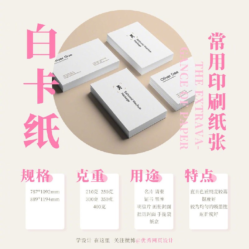 9種常見的印刷紙張分類！設(shè)計(jì)師一定要了解